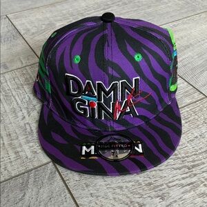 Purple and Black Sheneneh Martin Show Graphic Cap